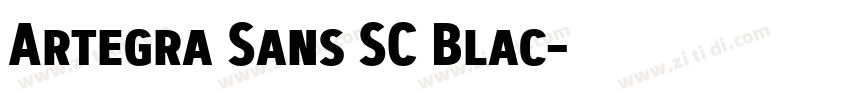 Artegra Sans SC Blac字体转换 Artegra Sans SC Blac字体转换